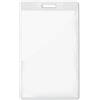 Ufficio personalizzati Porta badge plastica trasparente - Misure: 7,5x12 personalizzate o neutre