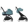 Babyzen - Yoyo 2 - Duo con Bassinet 0+ e Rivestimento 6+ Aqua - Telaio Black