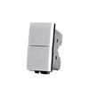 Mapam doppio pulsante 250V 10A compatibile Bticino Light N4036 - ART-F827-BI