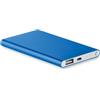 Power bank economico con logo in alluminio da 4000 mAh Powerflat personalizzate o neutre