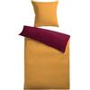 Mesana, Set di Lenzuola Double Face, Arancione (Orange), 135 cm x 200 cm