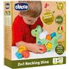 CHICCO (ARTSANA SpA) CHICCO Gioco Rocking Dino ECO+, Gioco Educativo 2in1, Abilità Cognitive, Bambini 12M+