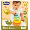 CHICCO (ARTSANA SpA) Stone Balance ECO+ Chicco - Giocattolo Impilabile Sostenibile, 1 Pezzo, Plastica Riciclata, Educativo per Bambini