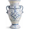 CERAMICHE CALTAGIRONE Giara Grande Ceramica Siciliana Caltagirone Blu con manici cm 85