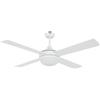Faro Lorefar ventilatori ICARIA Ventilatore bianco diametro 132cm, 4 pale, gruppo luce 2xE27- Faro Lorefar Ref. 33700