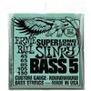 Ernie Ball, Bass 5 Slinky Super Long Scale, P02850, Corde per basso elettrico a 5 corde a scala super lunga, diametro 45-130
