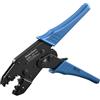 Heschen Pinza per cricchetti a catena HS-101 Terminali per cavi non isolati Strumenti per crimpare Utilizzare per 1,5-10 mm² (15-7 AWG) Blu