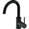 Lenz 46010251 Miscelatore lavabo, Nero Opaco