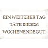 Schatzmix Blechschild Spruch Ein weiterer Tag Metallschild Wanddeko 20x30 cm Tin Sign Targa di Metallo da Parete, Lamiera, Multicolore