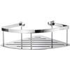 SMEDBO Sideline Design - Portasapone angolare in Ottone Lucido, Cromato Lucido, 8,3 x 20,9 x 25,7 cm