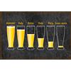 Schatzmix Blechschild Bier Trinkgefühl Metallschild 20x30 Deko Tin Sign Targa di Metallo da Parete, Lamiera, Multicolore, 20x30 cm