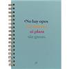UO Taccuino A5, No hay oppo no dramma, blocco oppositori Copertina rigida, 200 pagine, righe punteggiate, spirale (15 x 22 cm)