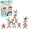 Vilac Funambolo, giocattoli da circo, giocattoli impilabili in legno per più piccoli, puzzle a tema, giocattoli Montessori, 3+ anni, multicolore