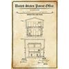 Schatzmix Blechschild Patent Entwurf für Ein Bienenstock-Honig Metallschild Deko Tin Sign Targa di Metallo da Parete, Lamiera, Multicolore, 20x30 cm