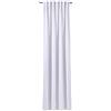 Verdi Bea - Tenda con passanti, 140 x 245 cm, colore: Bianco