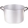 Baldassare Agnelli Pentole Agnelli Alluminio ALMA104B45 Linea 3mm Casseruola Altissima con 2 Manici, 45 cm, Acciaio