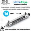 Debatterizzatore UV 16W acqua potabile domestica inox
