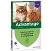 Bayer prodotti veterinari Advantage Spot on Antiparassitario Per Gatti Superiori A 4 Kg