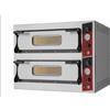 Forno Pizza elettrico 2 camere. Capacità 6 teglie 60x40 - 18 pizze Ø 36 cm. - Kw. 26,4
