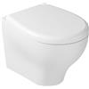 GALASSIA - EDEN VASO WC SOSPESO IN CERAMICA BIANCO 36X53 CM. CON SCARICO A PARETE 7215