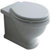 GALASSIA - ETHOS VASO WC A TERRA 38X55 CM. IN CERAMICA BIANCO CON SCARICO UNIVERSALE S/P 8437