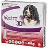 Ceva salute animale Ceva Vectra 3D soluzione spot-on 3 pipette tappo rosso cani >40kg