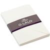 G. Lalo Clairefontaine Lalo 21000L - Pacco da 20 Buste gommate 11,4x16,2 cm 125g, carta pergamena puro cotone, crema