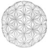 SLAMP lampada da parete o soffitto LA VIE LARGE - LAVCL00WHT00000000EU