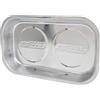 KS Tools 800.0151 Vassoio Magnetico in Acciaio Inossidabile, 2 Magneti, 140 X 240 mm