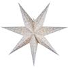 Best Season 'Star 501 - 15, Stella di carta Dazzling, a 7 punte, carta, Bianco, 2.7 x 11.5 x 11 cm