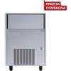 Fabbricatore di ghiaccio a cubetto pieno. Produzione giornaliera 80 Kg - Contenitore 40 Kg. - Raffreddamento ad acqua