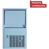 Fabbricatore di ghiaccio a cubetto pieno. Produzione giornaliera 55 Kg - Contenitore 30 Kg. - Raffreddamento ad acqua