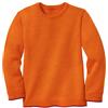 Disana Pullover basic in lana Merino- col. arancio