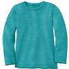 Disana Pullover basic in lana Merino- col. lagoon