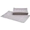 Carenesse Set di 6 asciugamani per ospiti, 30 x 50 cm, colore grigio, 100% cotone, Öko-Tex 100, con motivo a nido d'ape e bordo, asciugamani in spugna senza pelucchi, assorbenti