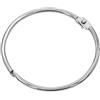 Coideal metallo circolare della tenda della doccia anello, 20 Pack argento 2 pollici diametro drappo anello anelli per bagno, chiusura mobile adatto per palo fisso (50 mm)