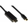 Digitus Cavo Video Mini DisplayPort HDMI 4K 1m