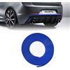 4R Quattroerre.it 31874 Profilo Blu Adesivo per Dam Paraurti Posteriore Alfa Giulietta con Biadesivo 3M APT