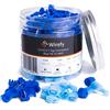 Wirefy 120 PZ Morsetti Elettrici T Tap - Giunti Connettori Cavi - Terminali Maschio Isolati a Innesto Rapido - Blu 0,75-2,5 mm²