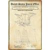 Schatzmix Blechschild Patent für Eine Flugmaschine Metallschild 20x30 Deko Tin Sign Targa di Metallo da Parete, Lamiera, Multicolore, 20x30 cm