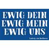 Schatzmix Blechschild Spruch EWIG uns Metallschild Wanddeko 20x30 cm Tin Sign Targa di Metallo da Parete, Lamiera, Multicolore
