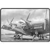 Schatzmix Blechschild Flugzeug Junker graues Metallschild 20x30 Deko Tin Sign Targa di Metallo da Parete, Lamiera, Multicolore, 20x30 cm