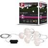 Paulmann 94166 Lampada a batteria LED Outdoor catena luminosa da 7 Mobile lampione incl. 7 x 0,02 Watt IP44 bianco plastica senza fili 3000 K