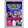 Schatzmix Blechschild London Coaches Best Way to See Sightseeing Tour Metallschild Wanddeko 20x30 cm Tin Sign Targa di Metallo da Parete, Lamiera, Multicolore
