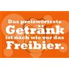 Schatzmix Blechschild Spruch Das preiswerteste Getränk Metallschild Wanddeko 20x30 cm Tin Sign Targa di Metallo da Parete, Lamiera, Multicolore