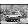 Schatzmix Blechschild Panzer IV (in Gelände) Metallschild Wanddeko 20x30 Tin Sign Targa di Metallo da Parete, Lamiera, Multicolore, 20x30 cm
