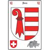 Schatzmix Blechschild Jura Wappen Metallschild Wanddeko 20x30 cm Tin Sign Targa di Metallo da Parete, Lamiera, Multicolore