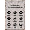 Schatzmix Blechschild Lexikon der Tierpfotenabdrücke Metallschild 20x30 Wanddeko Tin Sign Targa di Metallo da Parete, Lamiera, Multicolore, 20x30 cm