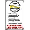 Schatzmix Blechschild Spruch Firma Oma GmbH Metallschild 20x30 Deko Tin Sign Targa di Metallo da Parete, Lamiera, Multicolore, 20x30 cm