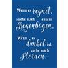 Schatzmix Blechschild Spruch suche Nach Sternen Metallschild 20x30 Deko Tin Sign Targa di Metallo da Parete, Lamiera, Multicolore, 20x30 cm
